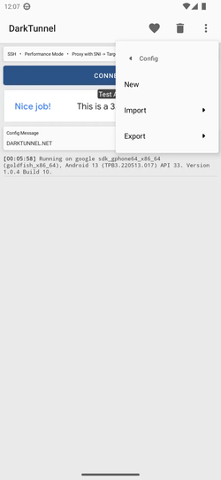 DarkTunnel - SSH DNSTT V2Ray