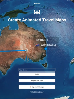 Mult.dev: Animated Travel Maps
