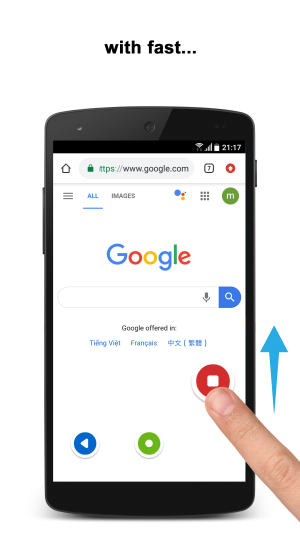 Navigation Gestures–Swipe Controls