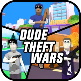 Dude Theft Wars Offline & Online Multiplayer Games 0.9.0.9d2 (МОД + Меню)