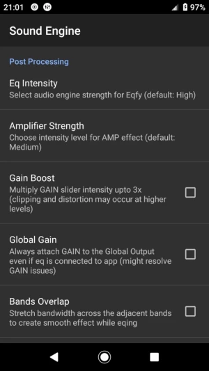 Eqfy Equalizer — скриншот 5