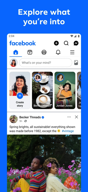 Facebook — скриншот 4