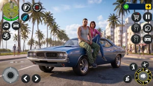 Gangster Car Driving Simulator — скриншот 3