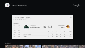Google app for Android TV — скриншот 5