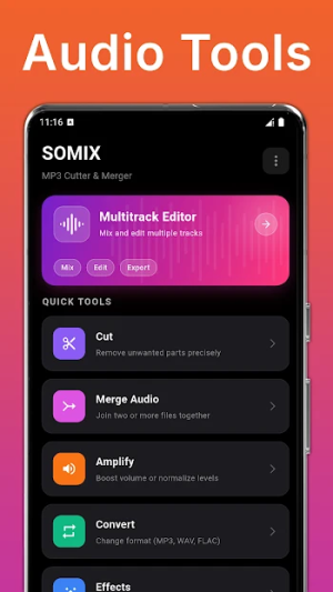MP3 Cutter and Merger – SOMIX — скриншот 1
