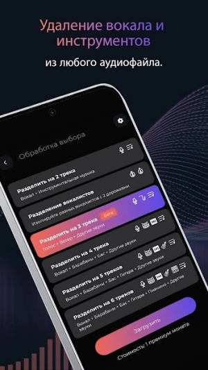 unMix: AI Vocal Remover — скриншот 2