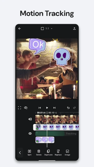 Tracket Motion: Video Editor — скриншот 1