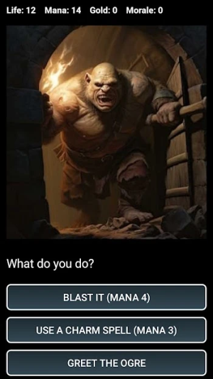 Dungeons and Decisions RPG — скриншот 1