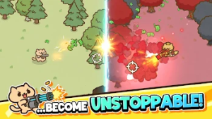 Idle Cat Gunner: Shooter RPG — скриншот 2