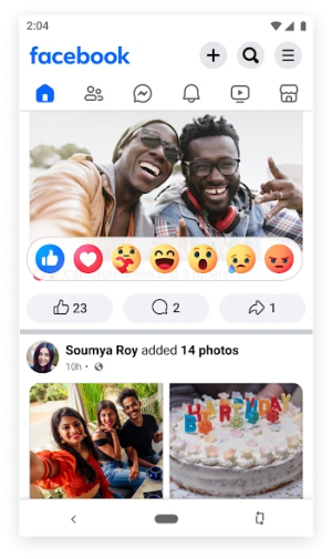 Facebook Lite — скриншот 2