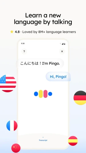 Language Learning: Pingo AI — скриншот 1