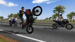 Moto Wheelie 3D — скриншот 1