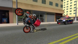 Moto Wheelie 3D — скриншот 2