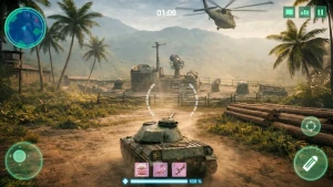 War Machines：Tanks Battle Game — скриншот 1
