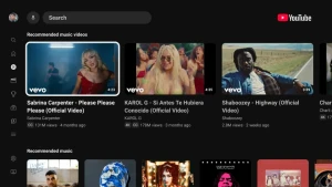 YouTube for Android TV — скриншот 2