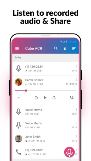 Call Recorder - Cube ACR — скриншот 5