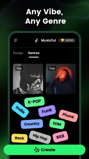 AI Song & Music Maker-Musicful — скриншот 5