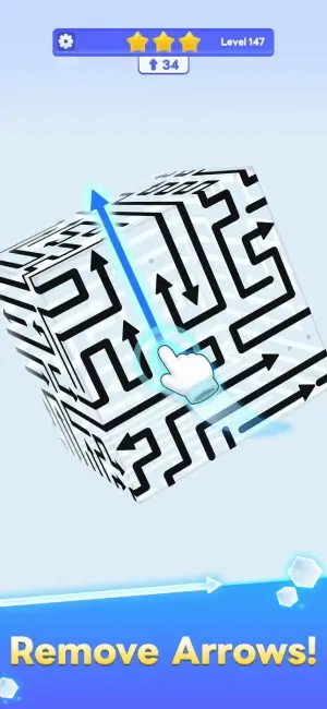 CubeAway - 3DPuzzle — скриншот 1