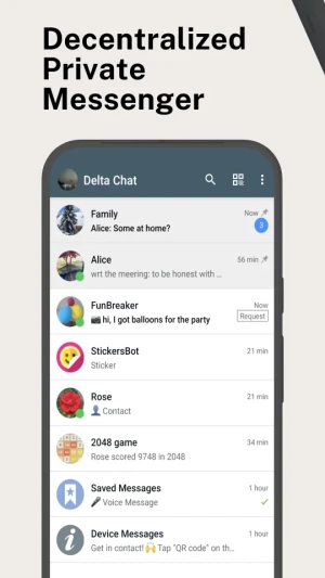 Delta Chat — скриншот 1