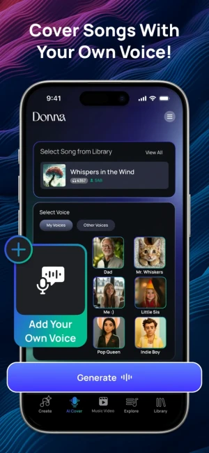 Donna AI Song & Music Maker — скриншот 3