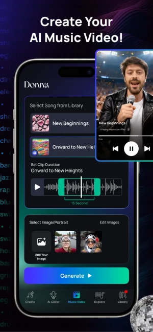 Donna AI Song & Music Maker — скриншот 4