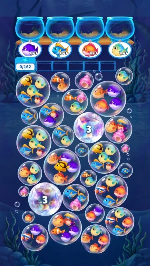 Fish Sort Puzzle: Рыбка — скриншот 1