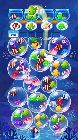 Fish Sort Puzzle: Рыбка — скриншот 3