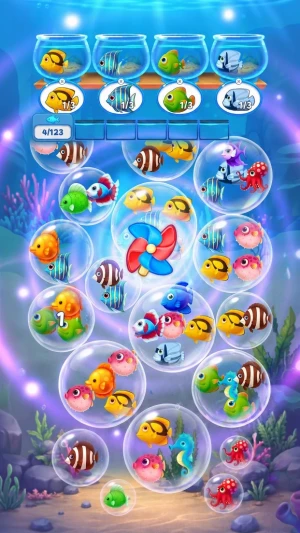 Fish Sort Puzzle: Рыбка — скриншот 5