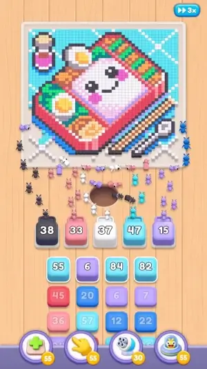 Food Hunt: Pixel Puzzle — скриншот 1