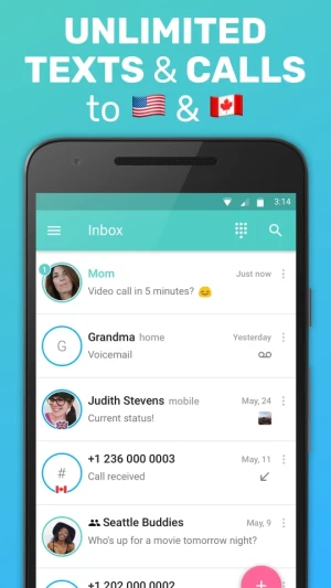 FreeTone Calls & Texting — скриншот 1