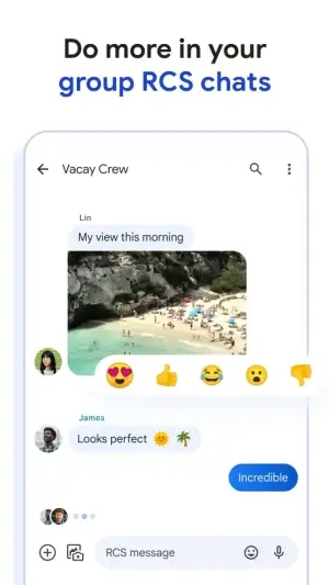 Google Сообщения — скриншот 1