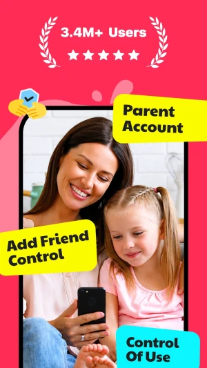 JusTalk Kids - Safe Messenger — скриншот 1