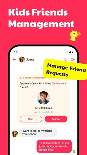JusTalk Kids - Safe Messenger — скриншот 5