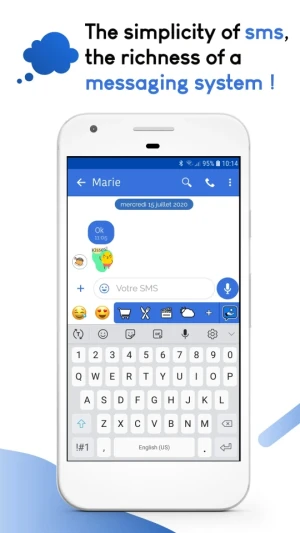 Mood SMS - Сообщения и MMS — скриншот 1