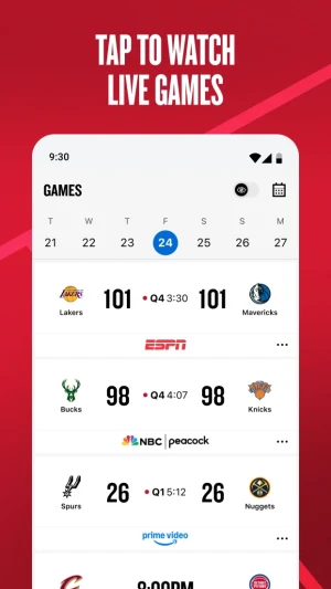 NBA: Live Games & Scores — скриншот 2