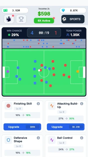 Sport Star - Team Manager Idle — скриншот 1