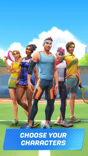 Tennis Clash: Multiplayer Game — скриншот 5