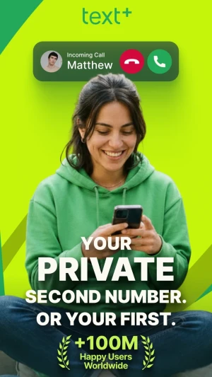 textPlus: Text Message + Call — скриншот 1