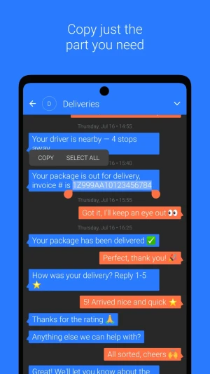 Textra SMS — скриншот 2