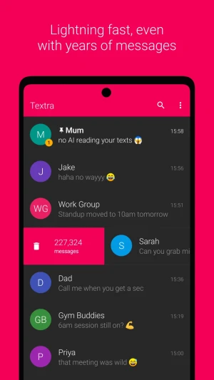 Textra SMS — скриншот 3