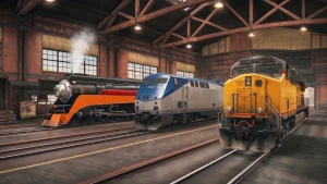 Train Station 3: Rail Games 3D — скриншот 1