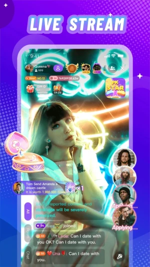 Vone: Live, Video Party & Fun — скриншот 2
